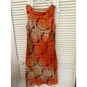 Vintage 90s Paisley Dress